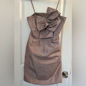 J.Crew Silk Taffeta Bow Dress